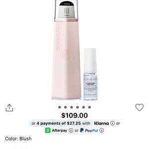 DERMAFLASH Exfoliation Device in Blush